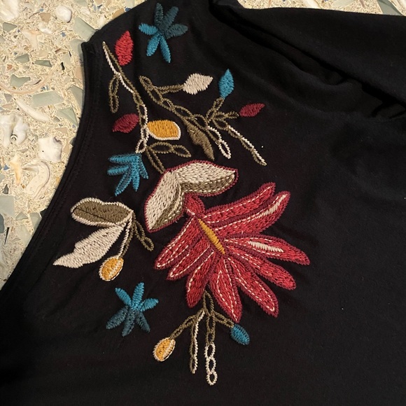 XS Johnny Was Ballet Sleeve Tunic Dress - Picture 5 of 8